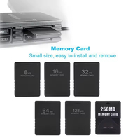 Carte mémoire de données 8M 16M 32M 64M 128M 256M pour PS2, carte de stockage de données