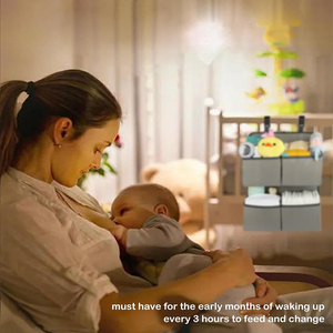 U867 personalizzare grande capacità fasciatoio porta pannolini per culla e box culla portatile tavolo appeso pannolino Organizer - Product Image 5