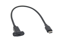 Volle Funktion Hoch geschwindigkeit übertragung USB3.1 Gen2 Stecker auf Buchse Schraub platte Montage Ohr Datenkabel