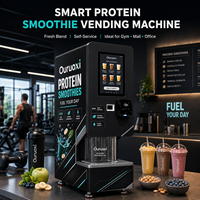 Fabricant de distributeurs automatiques de smoothies, distributeur automatique de smoothies protéinés avec mélange personnalisé et contrôle précis des portions