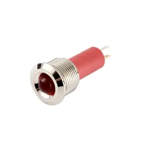 Prezzo di fabbrica 8mm 120V indicatore luminoso a led a doppio colore rosso verde impermeabile