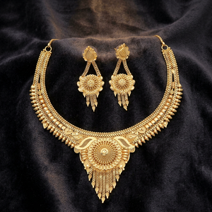 Gold Plated Micro Forming Necklaces Set Forming Jewelry Set Fashion Jewelry for Women <b>Copper</b> & Brass Chapado En Oro Oro Laminado - Product Image 1