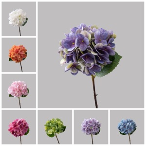 ดอกไฮเดรนเยียประดิษฐ์ CallaFloral ก้านเดี่ยว วัสดุ PVC สำหรับตกแต่งงานแต่งงานในร่ม สไตล์ INS - Product Image 3