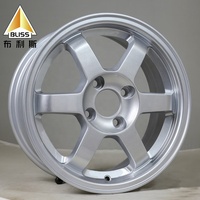 Jantes en alliage forgé pour Mini Cooper R50 2005, accessoires de voiture, design et taille personnalisés, couleur aluminium.