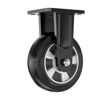 Roue pivotante industrielle robuste en caoutchouc de 8 pouces - Conception durable