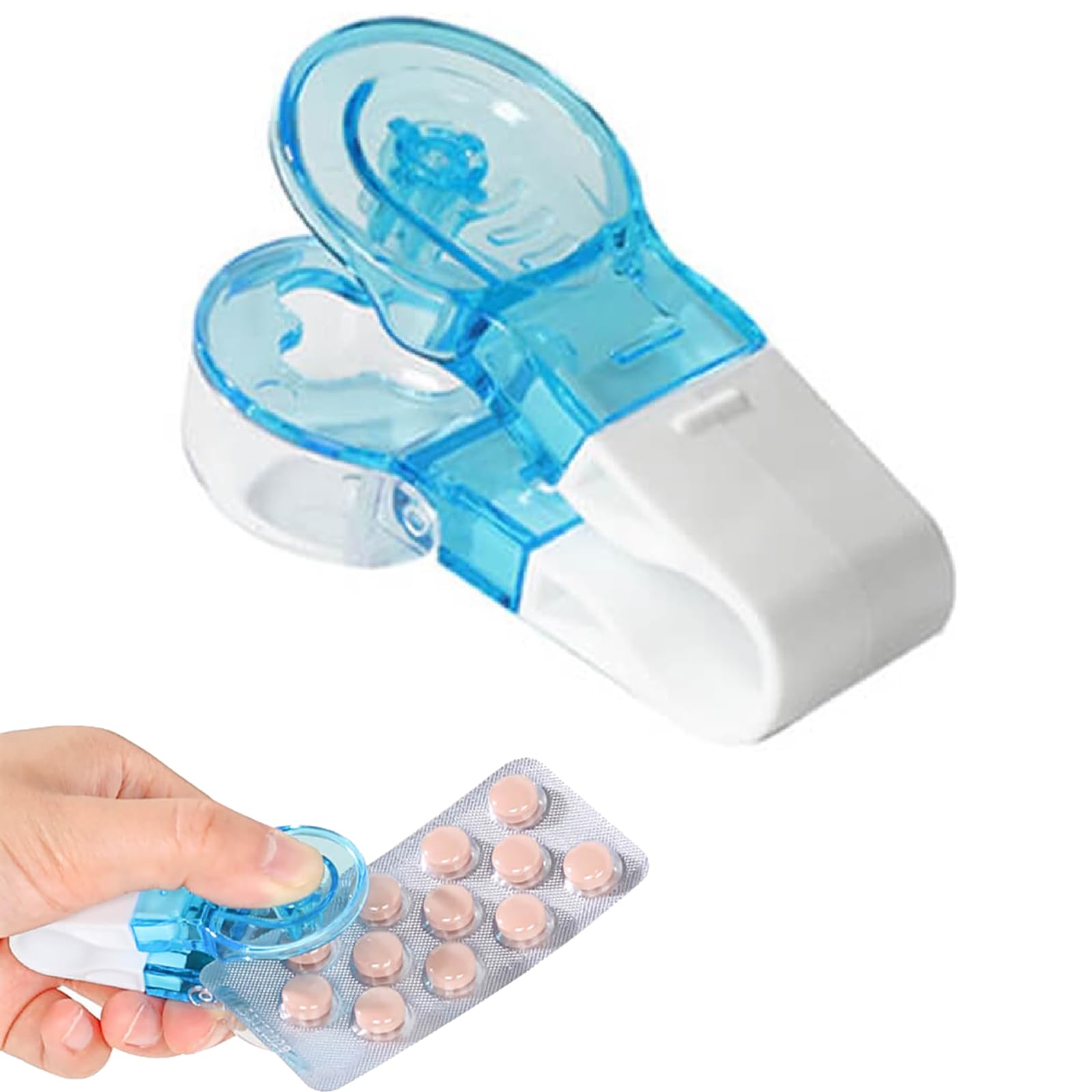 2023 дырокол для таблеток разделитель для таблеток с отсеком для хранения мини-портативный контейнер для таблеток с контейнером для удобной переноски