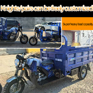 Heavy Agricultural Open Cargo Tricycle Thickened Steel Bed Single Cylinder 4-stroke <b>Gasoline</b> Motorized High Payload Capacity 43 - Product Image 3