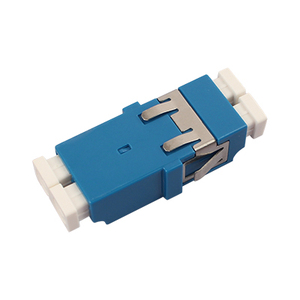 Qidian <span class=keywords><strong>LC</strong></span>-<span class=keywords><strong>LC</strong></span> UPC Duplex đơn chế độ bowback sợi quang <span class=keywords><strong>Adapter</strong></span> mà không có mặt bích màu xanh cho sợi quang vá dây Pigtail - Product Image 3