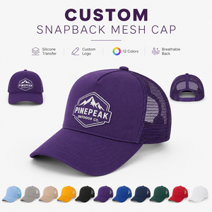 Gorras de Béisbol Personalizadas al por Mayor para Regalos Empresariales, Souvenirs de Marca, Gorra Trucker de Malla de Alta Calidad de 5 Paneles - Product Image 1