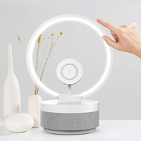 Lampe led intelligente sans fil, rechargeable avec musique, idéale pour une chambre à coucher, une Table de chevet ou d'appoint