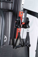 Machine à ramer assise Hyper Fitness à usage commercial, exercice pour le dos, construction en acier, pile de poids de 160 kg, durable