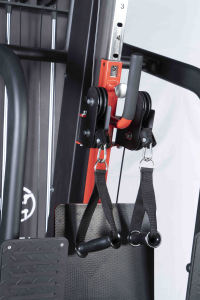 Máy tập tạ đa năng Hyper Fitness Seated Row, thiết bị tập thể dục thương mại, máy tập sức mạnh chọn trọng lượng, cấu tạo bằng thép, sử dụng hệ thống tạ pin. - Product Image 5