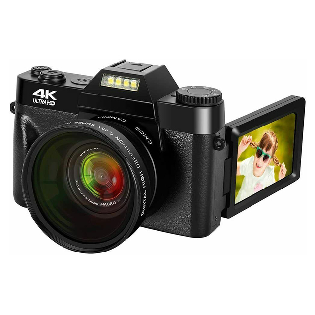 2022 4K Digital Camera 16X Digital Camera Micro Single Retro With WiFi Professional Digital Camera Vlog