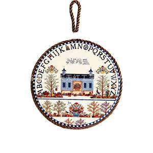 Tapete Redondo Retro con Colgador de Cuerda para Decoración del Hogar, Arte para Colgar en la Pared - Product Image 3