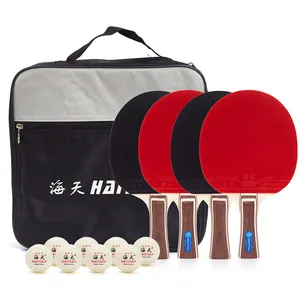 专业乒乓球拍套装4个桨8个乒乓球1盒套装乒乓球拍套装制造商