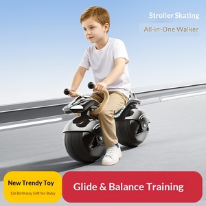 Monopattino per Bambini, Passeggino per Bambini di 3 Anni, Anti-Ribaltamento, Anti-Torsione, Anti-Scivolo, Bicicletta Senza Pedali a Due Ruote in Plastica, Modello 21 Hebei - Product Image 2