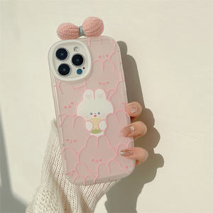 Nouveau Rose <span class=keywords><strong>Kawaii</strong></span> Anime Couverture Fille Mignon Dessin Animé Ours Téléphone Cas avec Chaîne Pour <span class=keywords><strong>iPhone</strong></span> 15 Plus 14 Pro Max - Product Image 2