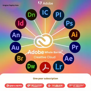 Suscripción Anual Oficial de <span class=keywords><strong>Adobe</strong></span> 2025 para Creative Cloud Family Pack, Activación para Windows/M12, Versión Enterprise - Product Image 1