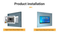 Panel PC Industrial con Pantalla Táctil LCD de 7, 8, 10.1 y 11.6 Pulgadas, Placa RK3568/RK3588/RK3288, Marco Abierto Integrado, HMI Android/Linux