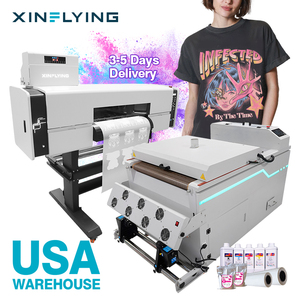 Impresora DTF de 24 Pulgadas con 2 Cabezales I3200, 13m²/h para Impresión de Camisetas, Compatible con Enchufes 110V/220V EU AU US, Envío Rápido desde Almacén en EE. UU. - Product Image 1