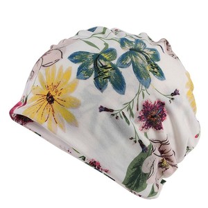 Gorro de punto holgado estampado, suave, <span class=keywords><strong>el</strong></span>ástico y ligero, gorro para quimioterapia, gorro de moda con múltiples estampados para dormir, para mujer, uso diario - Product Image 1