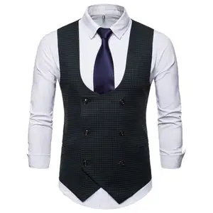 Men's high quality waistcoat with slim fit waistcoat vest
