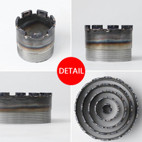 Foret diamanté à trois corps LAANCI 25-400 mm, lames tranchantes, outil de perçage universel pour murs en béton, garantie 1 an