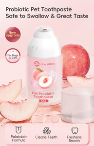 Factory Wholesale 50g Chicken/Fish Flavour Dog Dental Care Probiotic Pet <b>Cat</b> Dog Toothpaste - Product Image 5