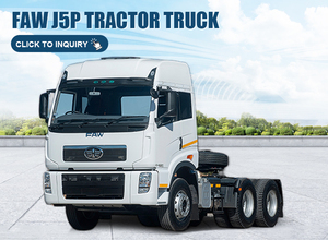 รถบรรทุกหัวลาก FAW J5P 6X4 คุณภาพสูง 420H พวงมาลัยซ้าย/ขวา เกียร์ธรรมดา เครื่องยนต์ Weichai 450 แรงม้า สภาพใหม่ สำหรับขนส่งทางไกล - Product Image 2