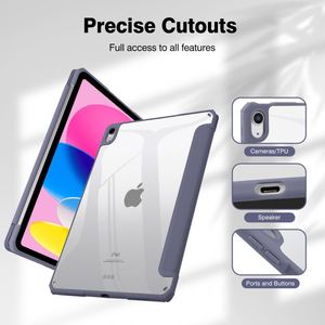 Custodia in pelle custodia in acrilico trasparente custodia <span class=keywords><strong>per</strong></span> <span class=keywords><strong>Tablet</strong></span> <span class=keywords><strong>per</strong></span> <span class=keywords><strong>Apple</strong></span> iPad 10a generazione 10.9'' - Product Image 4