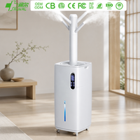Umidificador de Ar Ultrassônico Industrial RUNAL 27L de Grande Capacidade, Nebulizador Inteligente Comercial para Casa e Plantas