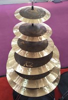 Ensemble de cymbales en alliage de bronze faites à la main de Tongxiang (14'', 16'', 18'', 20'') – Son professionnel pour séries télévisées, en vente