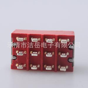 Interrupteur à bascule Leqing Jieyue Electronics, 12 broches, boîtier en plastique, placage cuivre, IP40, certifié RoHS - Product Image 1