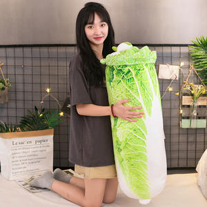 Célébrateur d'Internet transfrontalier mignon chou oreiller chien en peluche poupée légume génie nourriture cadeau d'anniversaire poupée - Product Image 5