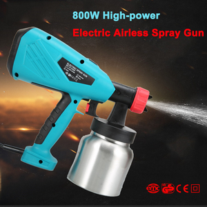 800ML HVLP Handheld High 800W High Power Portable Airless <b>Paint</b> Sprayer Latex <b>Paint</b> <b>Spray</b> Gun - Product Image 1