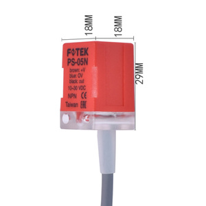 FOTEK <strong>PS</strong>-<strong>05N</strong> <strong>Inductive</strong> Proximity <strong>sensor</strong> Long square type Sensing distance 5mm output npn no Operating voltage 10~30VDC - Product Image 2