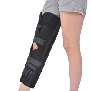 <span class=keywords><strong>Attelle</strong></span> de <span class=keywords><strong>Genou</strong></span> Orthopédique Respirante et Portable pour Rééducation, Soutien des Ligaments et Immobilisation Physique - Product Image 4