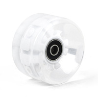 Roues lumineuses de patin à roulettes Quad 65mm 62mm 58mm roues Longboard clignotantes roues de patin à roulettes Quad de vitesse artistique personnalisées