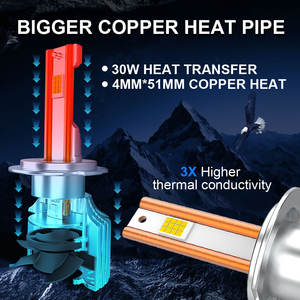 NAOEVO Nueva Actualización Súper Brillante MAX5 Canbus 150W 18000LM H4 H7 H11 Faros Delanteros LED de Haz Blanco para Coche - Product Image 3