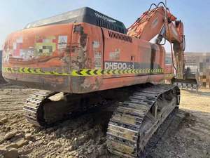 รถขุดตีนตะขาบขนาดใหญ่ DOOSAN DH500LC-7 มือสองจากเกาหลี น้ำหนัก 50 ตัน สภาพเดิม สีเดิมจากโรงงาน ชั่วโมงการทำงานต่ำ ใช้งานหนัก - Product Image 1