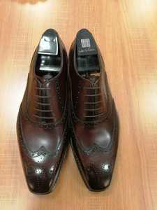 Chaussures habillées pour hommes en cuir de vache faites à la main de luxe Goodyear Chaussures de bureau formelles pour hommes Chaussures de <span class=keywords><strong>mariage</strong></span> pour hommes - Product Image 6