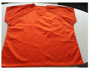 Cetak kustom logo penjara anyaman pakaian kerja katun poliester kepar seragam penjara - Product Image 5