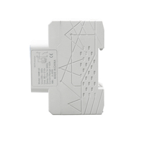 QINGSENG Protector de Sobretensión y Baja Tensión Ajustable con Relé 220V 230V para Riel DIN, Doble Pantalla, Protección contra Sobrecorriente 40A 63A 80A