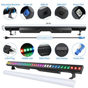 Oppsk 36x3W RGBW 4in1 dẫn chùm rửa thanh ánh sáng với có thể tháo rời len DMX điều khiển cho DJ ánh sáng sân khấu - Product Image 3