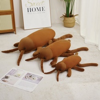 Peluche Blattes Amusante, Jouet en Peluche Souple, Poupée Insecte Réaliste, Simulation de Blattes en Peluche pour Blagues entre Amis, Cadeau de Fête