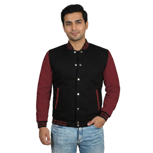High Quality Varsity Jacket NEW OEM Manufacturer <b>Men</b> Customized Long Sleeves Custom Letterman Varsity Jackets For <b>Men's</b> - Product Image 1