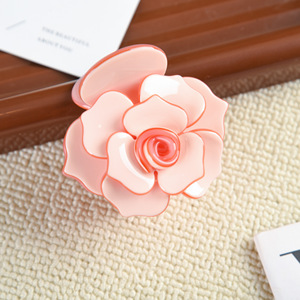 Hair Accessories Stylish Amber Touch Gloss Hair Clamp Large Bright Acetate <b>Flowers</b> Hair Claw <b>Sweet</b> HAIRCLIP - Product Image 4