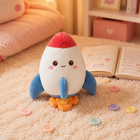 Peluche fusée spatiale personnalisée, fabricant OEM ODM certifié CPC CE, vente directe d'usine