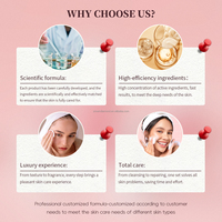 8 en 1 Vente en gros Collagène Rétinol Anti-rides Vieillissement Raffermissant Lift Blanchiment Taches foncées Acné Vitamine C Ensemble coréen de soins de la peau du visage