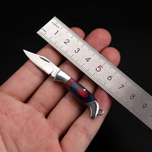 Nuevo Mini Navaja Plegable de Acero Inoxidable - Herramienta Táctica Ligera y Duradera para Viajes, Apertura de Paquetes y Envíos, con Soporte para Llavero - Product Image 5